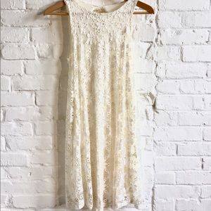 White lace dress!